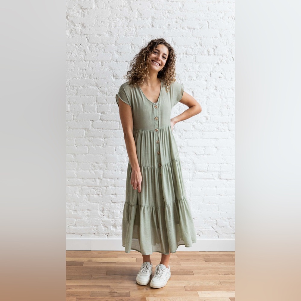Light Olive Dress
